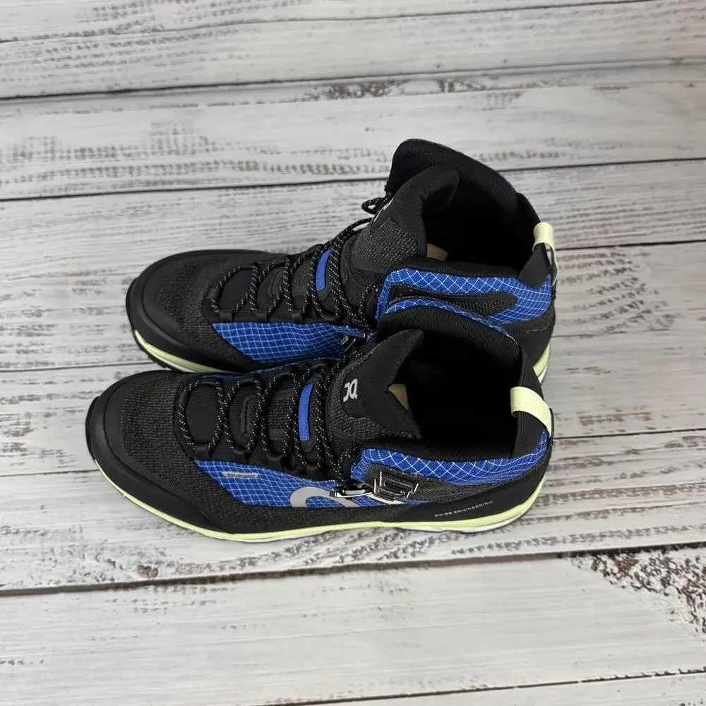 On Cloudalpine Waterproof Womens US 8 Hiking Boots Black Blue
